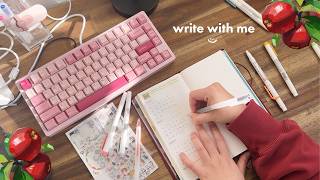 slow down, let's spend the morning together📝 (real time/journal with me)