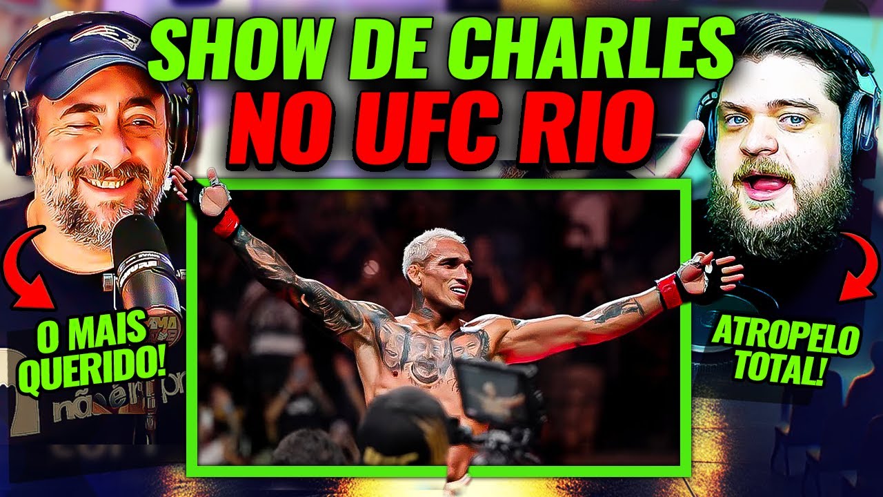 CHARLES DÁ SHOW E O UFC BRASIL ACABA EM FESTA