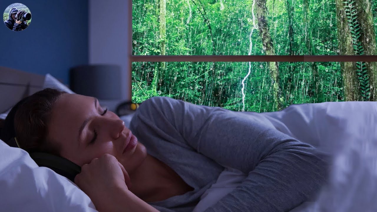 Pioggia Rilassante per Dormire - Addio insonnia con pioggia e tuoni sul ...