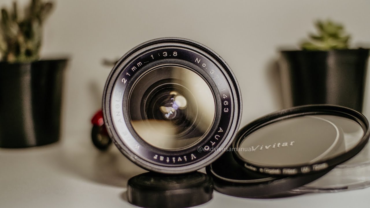 Wide manual lens VIVITAR 21mm f3.8 mounting minolta MD - YouTube