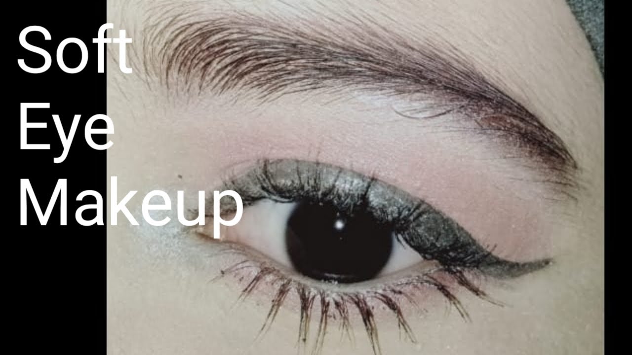 Soft Eye makeup without applying fake lashes/a simple eye makeup/eye makeup tutorial/variation