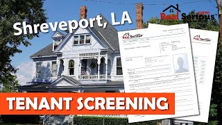 Shreveport LA Tenant Screening Services for Landlords & Real Estate Agents