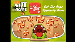 Cut the Rope: Candy Feast Apptivity minigame on Scratch! screenshot 1