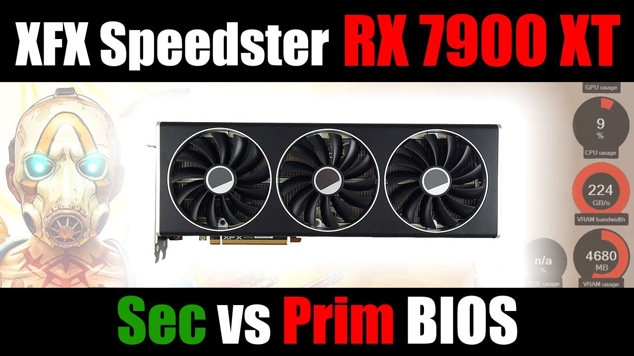 XFX Speedster MERC310 RX 7900 XT | Primary vs Secondary BIOS