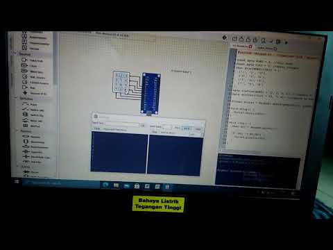 Interface paralel Keypad || SimulIDE