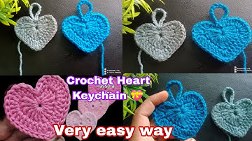 How to Crochet Classic Hearts ❣️Beginner pattern and Tutorial 😍Large Crochet Heart Applique Tutorial