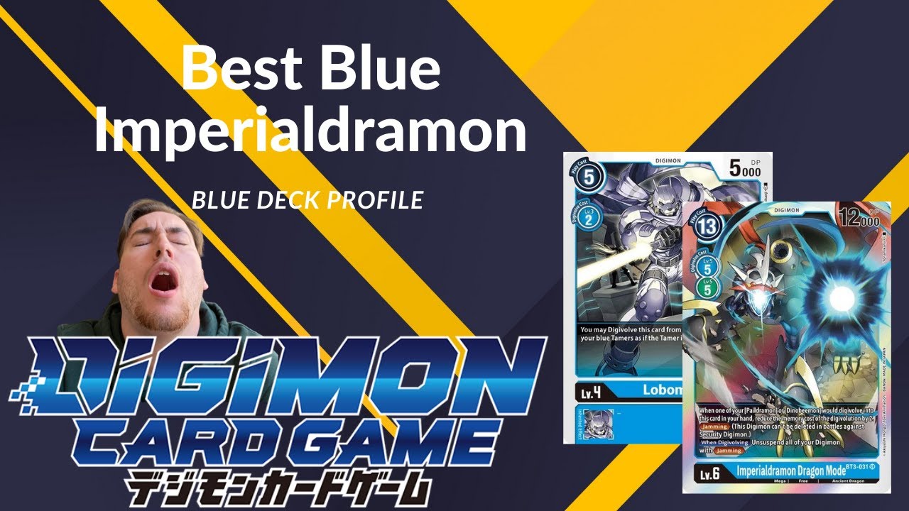 Best! Digimon TCG Blue Imperialmon BT4 Deck Profile!