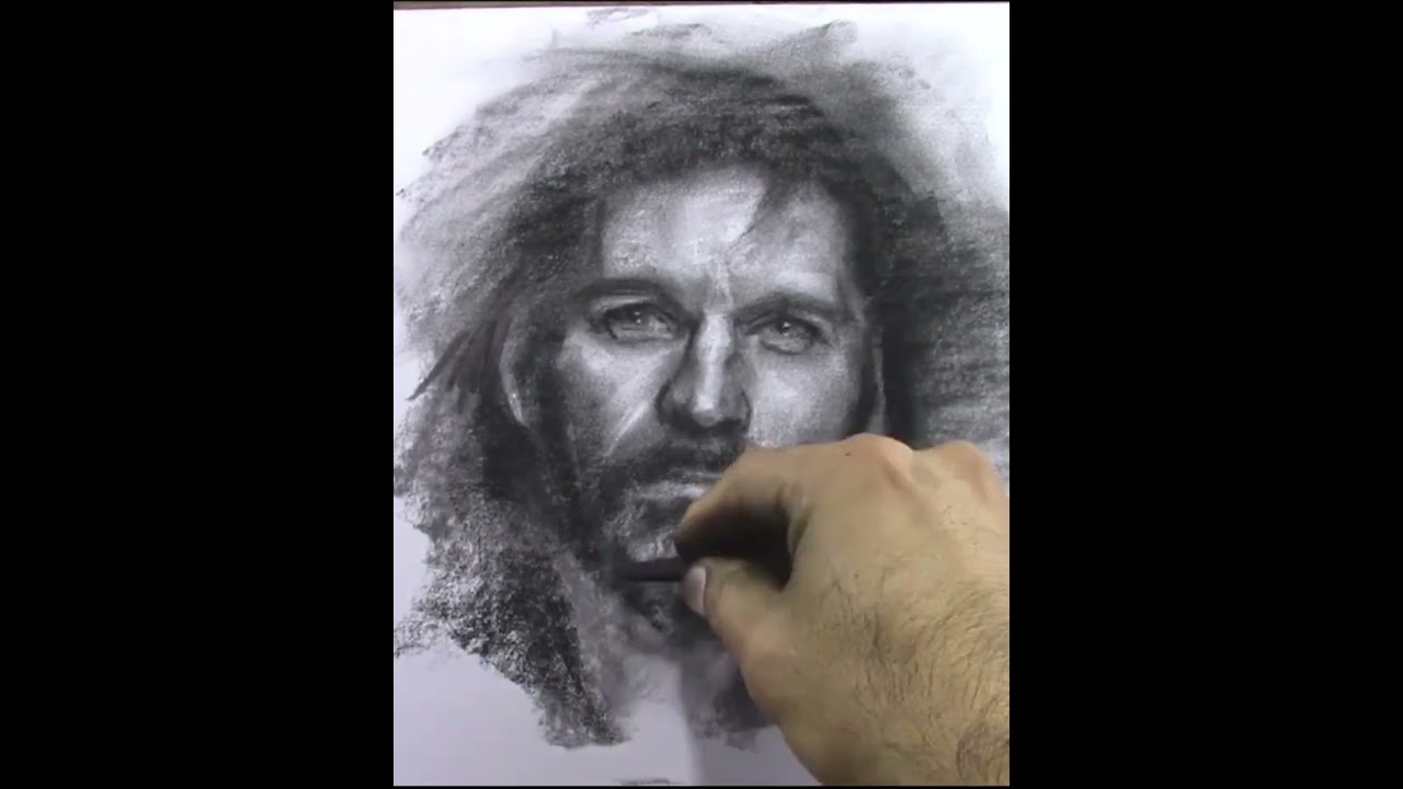Charcoal Drawing - Short video