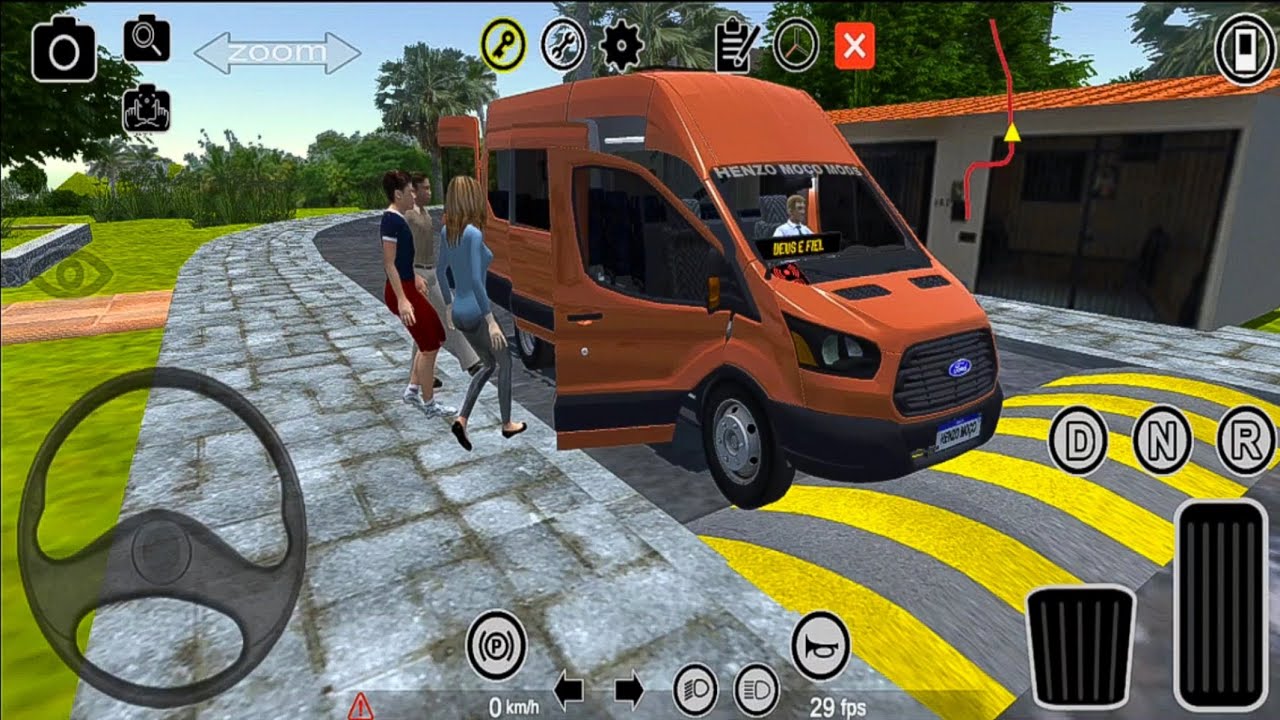 Ford Transit Minibus Mod Drive - Proton Bus Simulator Urbano Gameplay