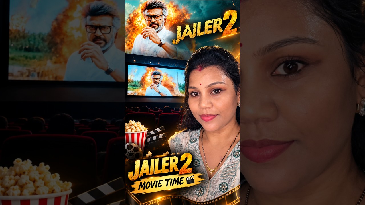 🍿 Jailer 2 Movie Time 🎥🔥 | Rajinikanth Movie Experience ❤️ | Movie Date Vlog #shorts#trending #viral