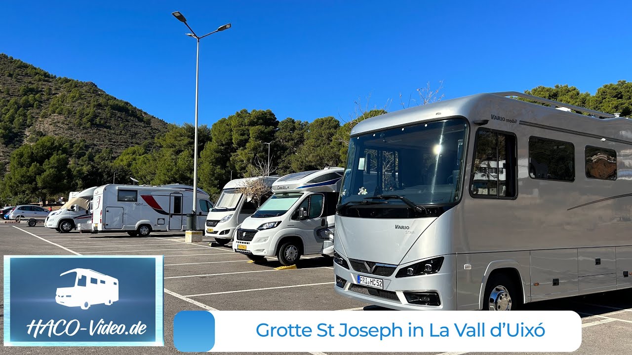 Stellplatz an der Grotte  ST Joseph (Spanien)!  Wir haben die Grotte besucht und waren beeindruckt.