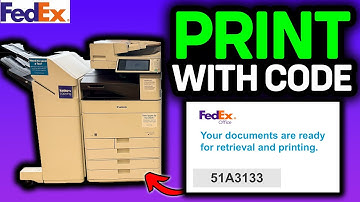 Hoe u kunt PRINTEN bij Fedex met de Retrieval Code 2025 - FedEx Print & Go-instructies