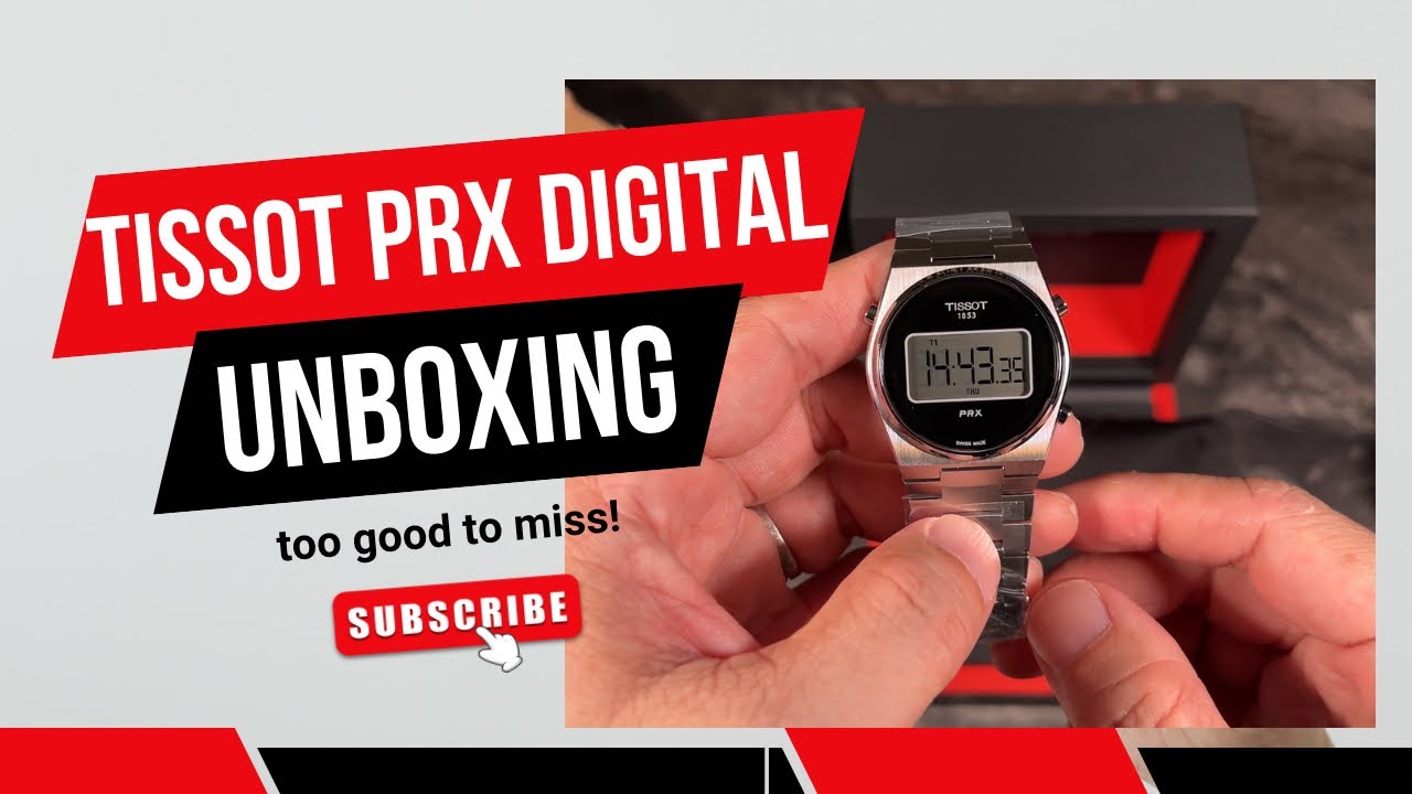 Tissot PRX Digital 35mm Unboxing - finally got this in an