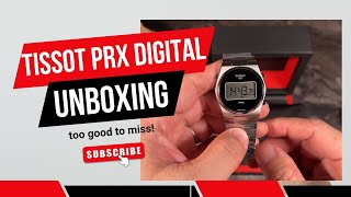Tissot PRX Digital 35mm Unboxing - finally got this in an unbeatable deal