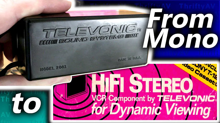 From Mono to Stereo? Televonic Model 2001 HiFi Stereo VCR Component Reviewed