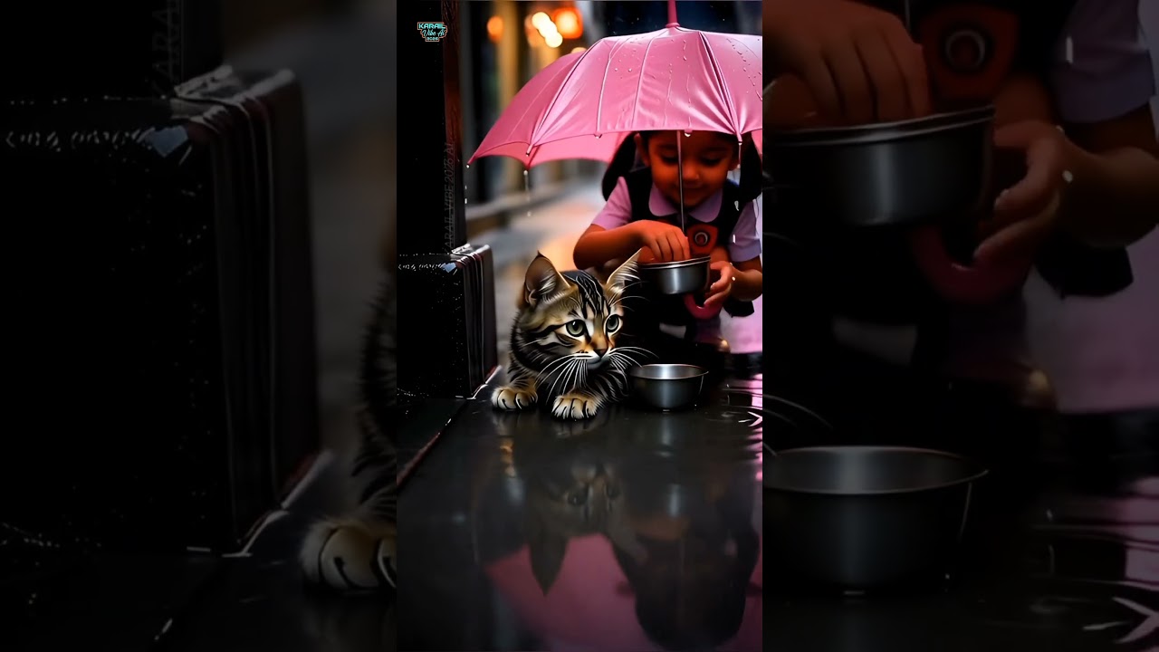 Cat Emotional Hindi Story | AI Moral Education | Viral Short 