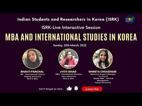 MBA and  International Studies | Study in Korea