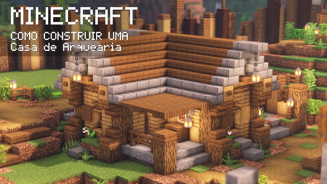 Minecraft - Como Fazer Uma Vila Medieval - Casa Incial