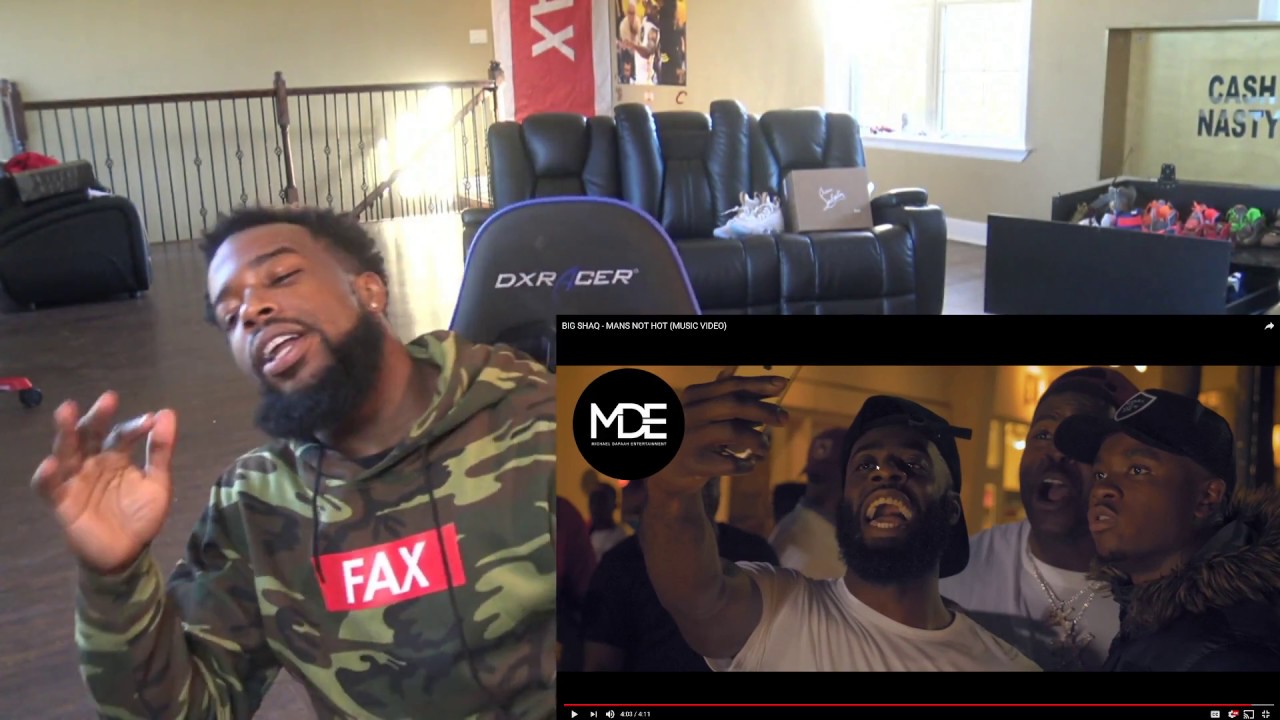 I COULDNT STOP DANCING! BIG SHAQ - MANS NOT HOT (MUSIC VIDEO)