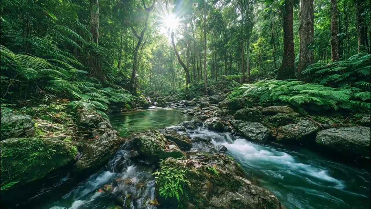 Natural River Flow Ambience to Create a Steady, Quiet, and Harmonious Indoor Living Environment