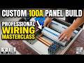 Professional 100A Custom Electrical Panel Assembly | Stainless Steel DB Build