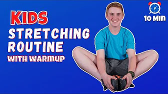 10 MIN KIDS DAILY STRETCHING ROUTINE | with Warmup