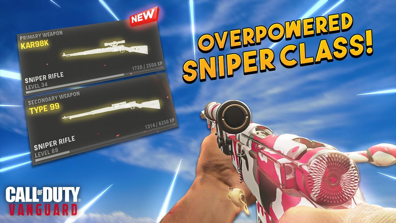 The MOST OP SNIPER CLASS on COD VANGUARD!!