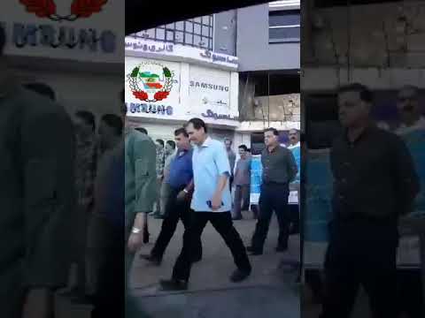 سه شنبه ۳۰ مرداد تجمع اعتراضی کارمندان بیمارستان امام خمینی در میدان توحید کرج