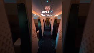 Etihad First Class Apartment ✈️ cabin walk #etihad #etihadairways #firstclass