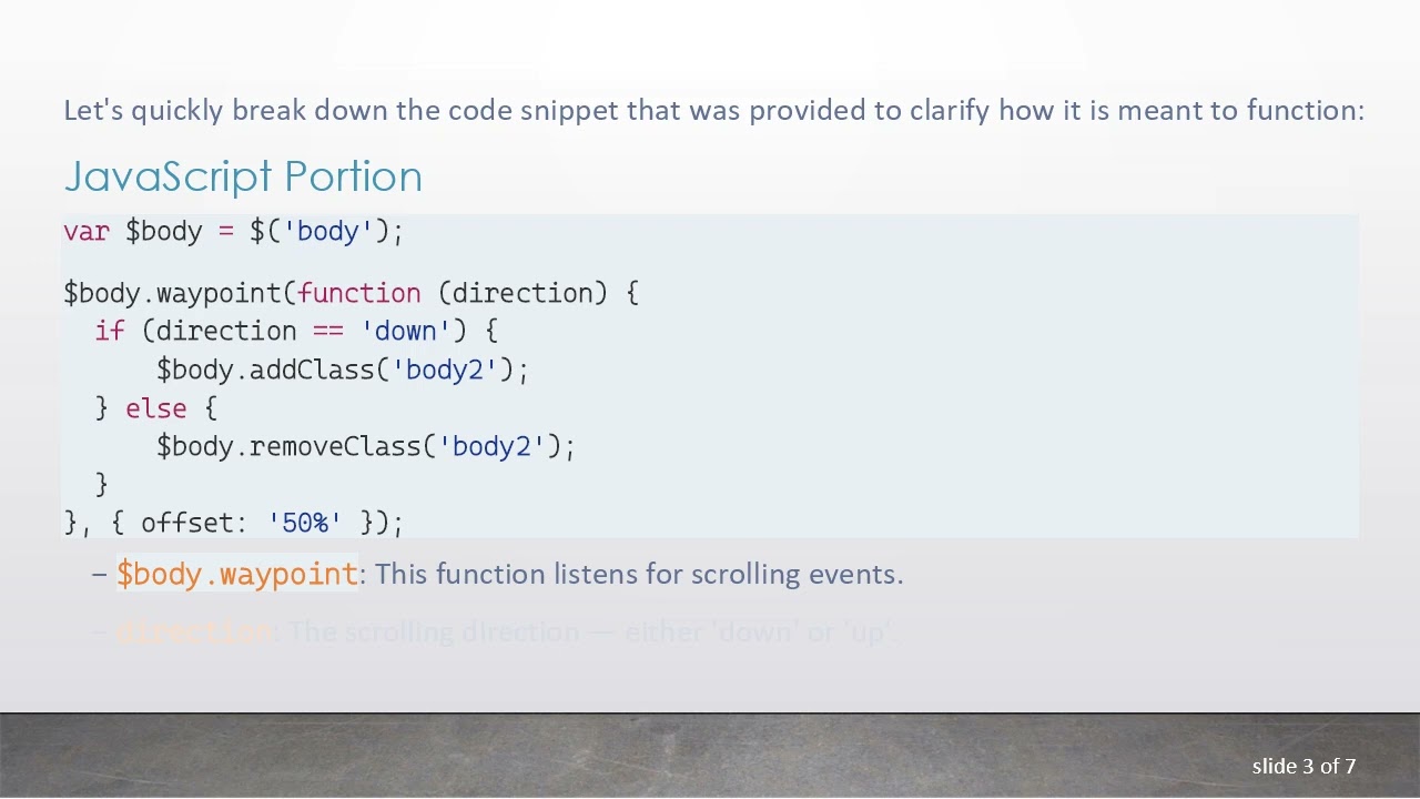 Troubleshooting Background Image Issues with Waypoints.js