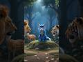 नीला जंबूका | Blue Jackal | Hindi Moral Story for kids | 3D Animation | Trust & Friendship Lesson