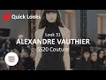 Quick Looks ALEXANDRE VAUTHIER Look 31 SS20 Couture Quick Looks ALEXANDRE VAUTHIER Look 31 SS20 Couture
