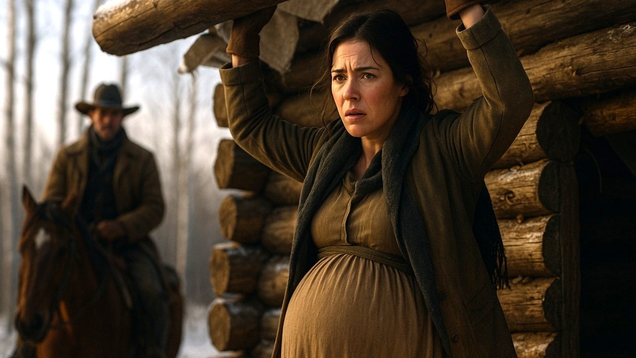 На шестом месяце беременности она построила свою хижину бревно за бревном, пока одинокий ковбой н...