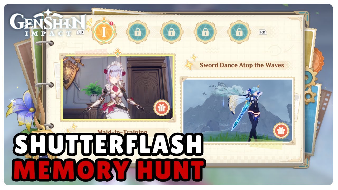 Shutterflash Memory Hunt Event Guide Stage 1 & 2 | Genshin Impact 6.3 Luna IV
