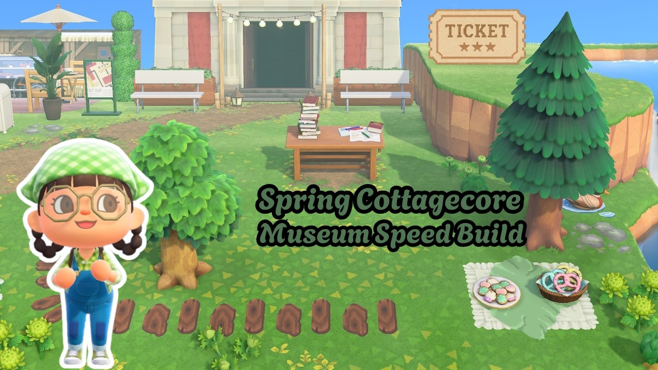 Simply Styled ACNH Museum Build 🌸 🌿 | Meadow