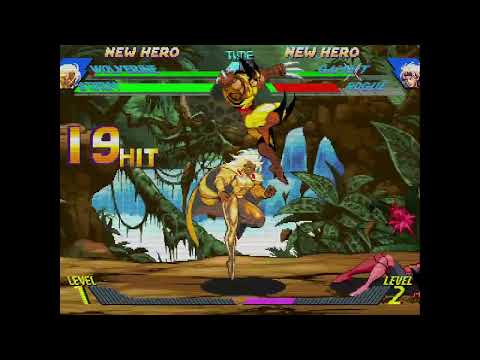 X-Men vs. Street Fighter - Wolverine, Storm vs. Gambit, Rogue