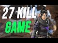27 KILL GAME!! | Overpowered plays Apex Legends