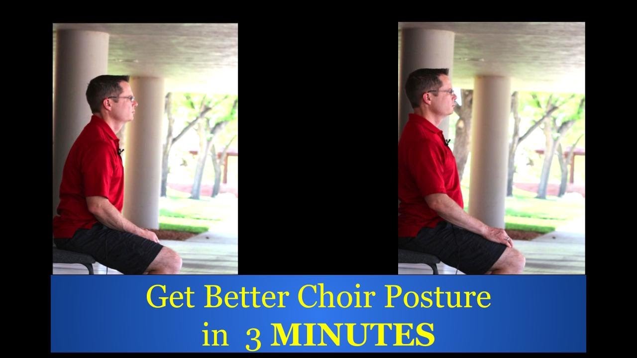 3 MINUTE Singing Posture Lesson for your Choir!