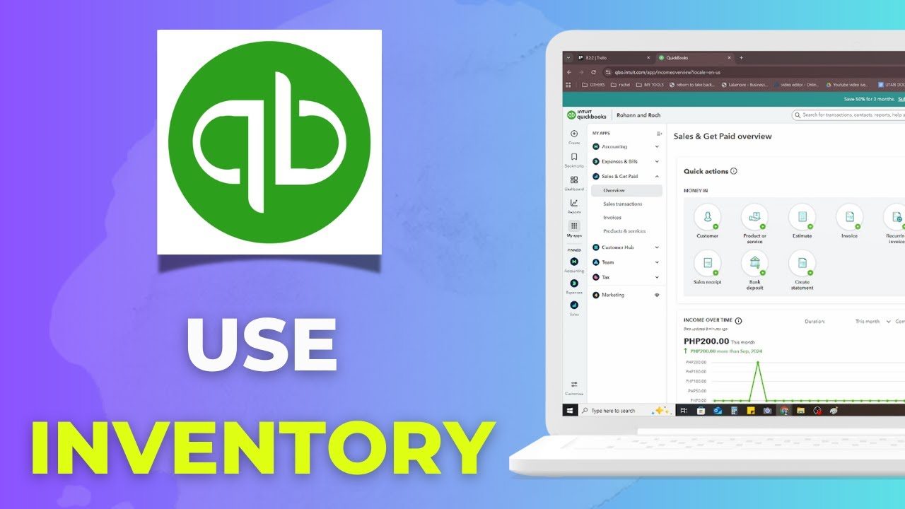 How to Use Inventory in QuickBooks Online - YouTube