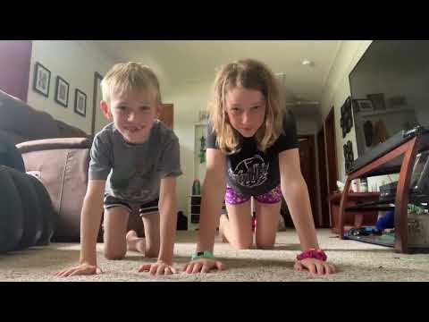 Me and my younger brother do Yoga Challenges