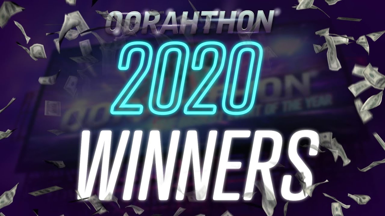 Oorahthon 2020: WINNERS!