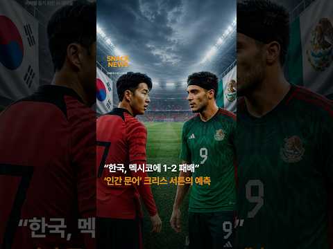 “북중미 월드컵에서 한국, 멕시코에 1-2 패배” ‘BBC 인간 문어’ 크리스 서튼 예측 맞을까?