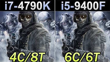 i7-4790K (4.6GHz) Vs. i5-9400F | 28 Games Benchmarks