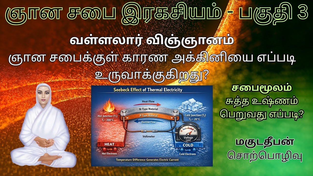 வள்ளலார் விஞ்ஞானம் ஞானசபைக்குள் எப்படி காரண அக்கினியை உருவாக்குகிறது? | மகுடதீபன்