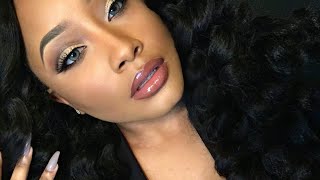 Prom 2016 Gold & Glitter Cut Crease Talk-Thru Tutorial | Jaz Jackson