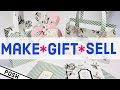 ‼️WOW‼️NoteCard And Gift Bag TUTORIAL/ The EASIEST DIY Stationery/MAKE-GIFT-SELL Notecards Gift Bag