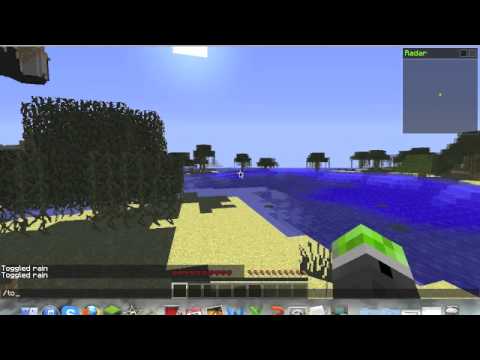 How to turn Rain On/off In Minecraft. - YouTube