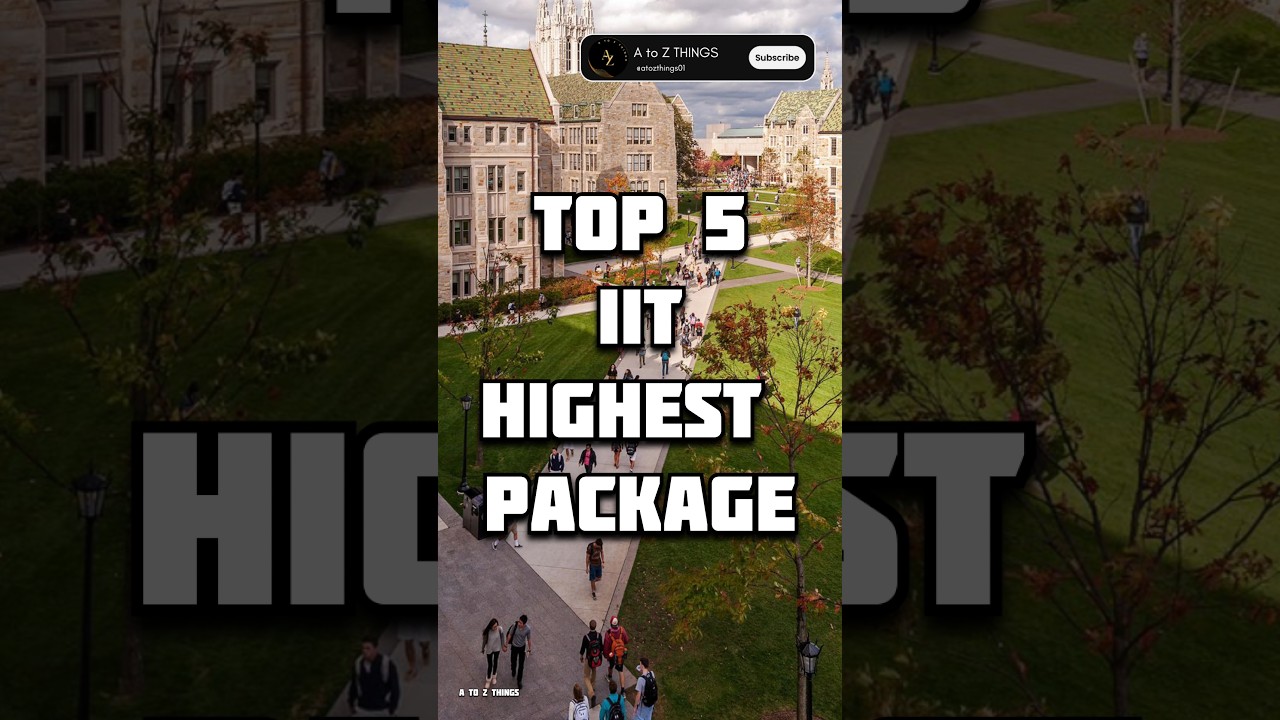 Top 5 IIT Highest Package
