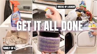 CLEANING + LAUNDRY MOTIVATION | LAUNDRY ROUTINE FAMILY OF 6