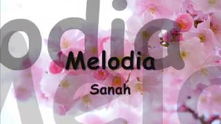 Video thumbnail of "sanah - Melodia (tekst)"